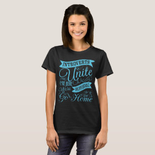 Camiseta Introverts unem o t-shirt