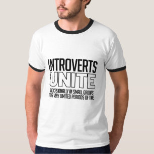 Camiseta Introverts unem-se: Ocasionalmente