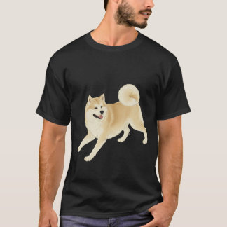 Camiseta 「inu」Japanese style ink painting T-shirt