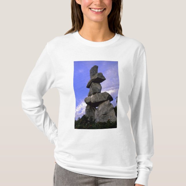 Camiseta Inukshuk, Territórios do Noroeste, Canadá (Frente)