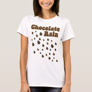 Camiseta Inundação da chuva do chocolate