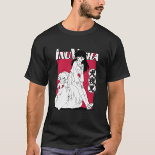 Camiseta Inuyasha Kagome Sentado Em Inuyasha