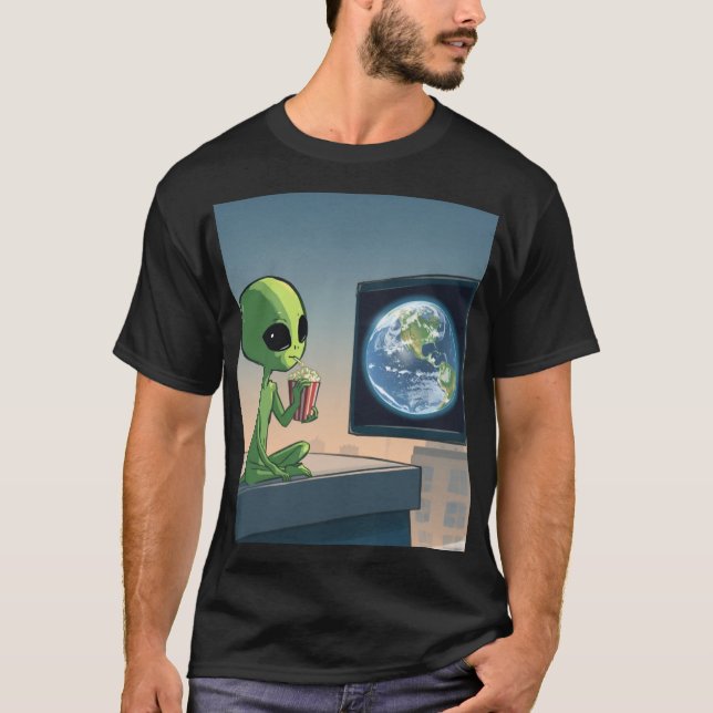 Camiseta Invasão Alienígena  (Frente)
