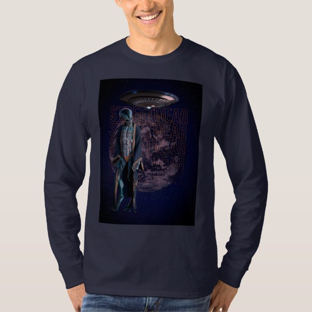 Camiseta invasão alienígena (Frente)