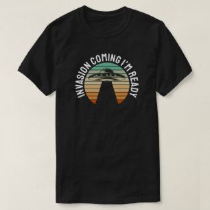Camiseta Invasão chegando - Estou pronto