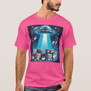 Camiseta Invasão de Gato do Ufo
