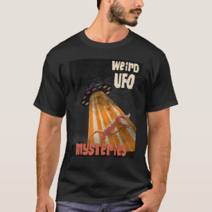 Camiseta Invasão de Óvni Disco Voador de Ficção Científica