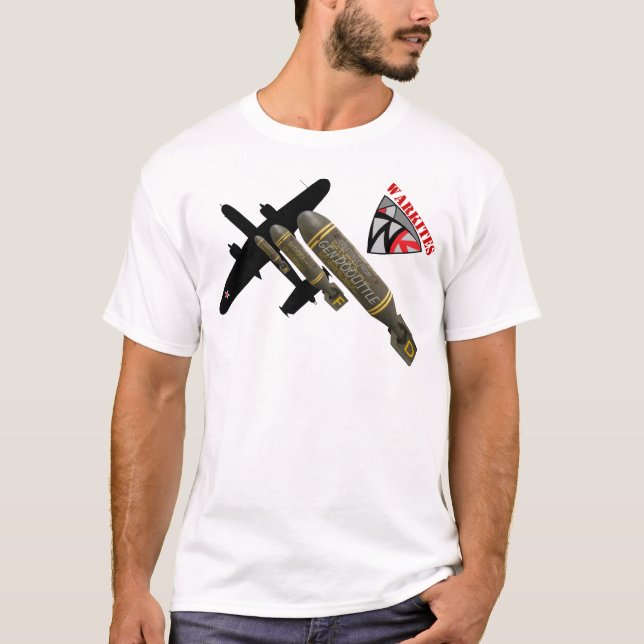 Camiseta Invasão de Warkites B-25 Doolittle (Frente)