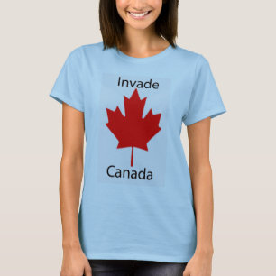 Camiseta Invasão dos azuis bebés de Canadá