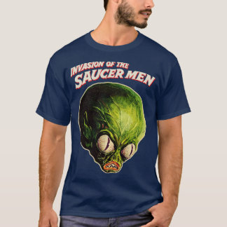 Camiseta Invasão dos Homens do Saucer - Arte Original do Ve