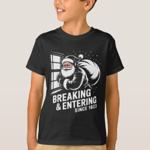 Camiseta Invasão e Penetração Desde 1823 Divertido Natal Ru