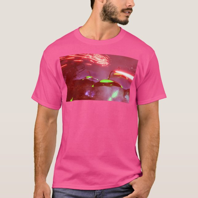Camiseta Invasão marciana (Frente)