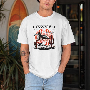 Camiseta Invasão Retro de Alien