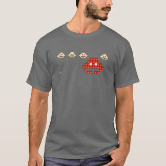 Camiseta invasor T do design do gamer de 8 bocados