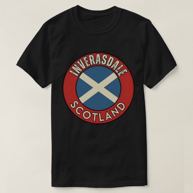 Camiseta Inverasdale, Escócia (Frente do Design)