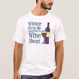 Camiseta Inverno algo Wine aproximadamente