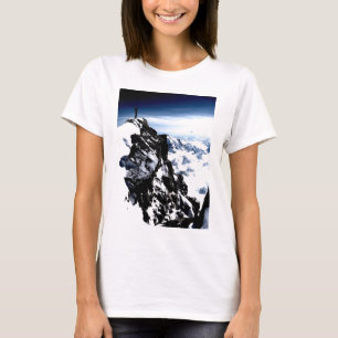 Camiseta Inverno da neve do alpinismo