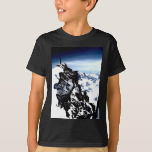 Camiseta Inverno da neve do alpinismo