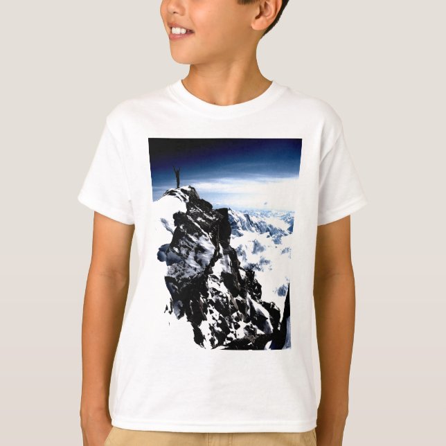 Camiseta Inverno da neve do alpinismo (Frente)