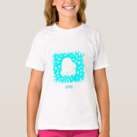 Inverno Snow Hearls Girls White Basic T Shirt