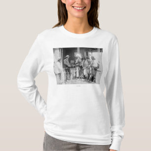 Camiseta Inverso dos homens de Cheyenne com branco