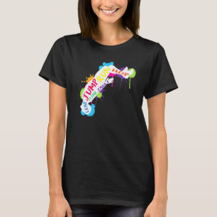 Camiseta Inverter Inverso do Parkour de Abertura de Cor Exe