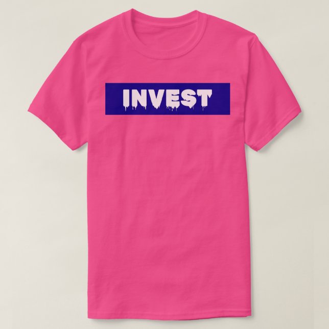 Camiseta Invest BLUE (Frente do Design)