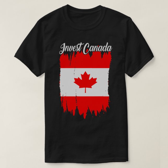 Camiseta Invest Canada (Frente do Design)