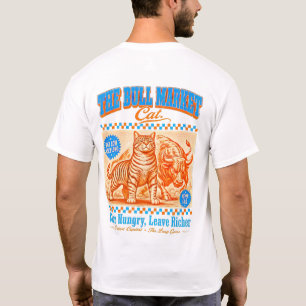 Camiseta Investidor de Gato em Mercado de Alta - trader de