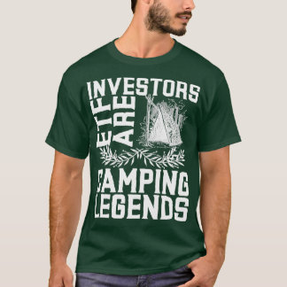 Camiseta Investidores ETF Acampando Legendas Em Tendas 2