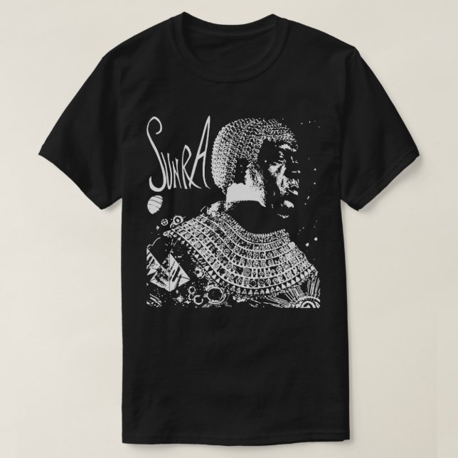 Camiseta Investigação Intergaláctica Sun Ra Arkestra (Frente do Design)