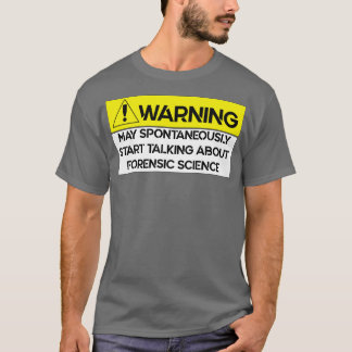 Camiseta Investigador científico forense