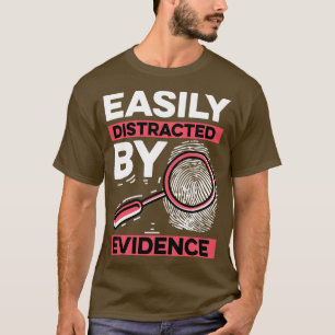 Camiseta Investigador de Cena Crime Legista Funny Forensy S