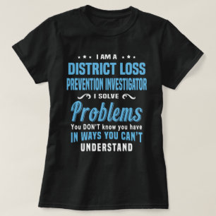 Camiseta Investigador de Prevenção de Perdas Distritais