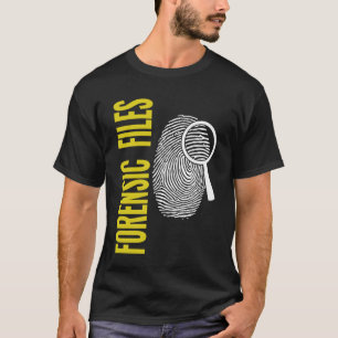 Camiseta Investigador forense de ciências, homens e mulhere