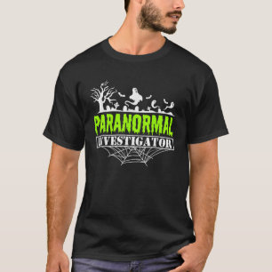 Camiseta Investigador Paranormal Caça de Fantasmas Caçador