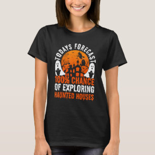 Camiseta Investigador Paranormal, Previsão de Hoje para Fan