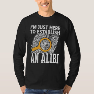 Camiseta Investigador Particular de Cena de Crime Espião Se