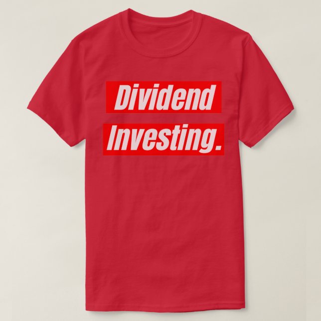 Camiseta Investimento de Dividendos (Frente do Design)