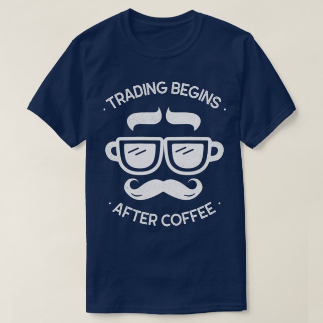 Camiseta Investir Começa Após O Café Engraçado Com Maçã (Frente do Design)
