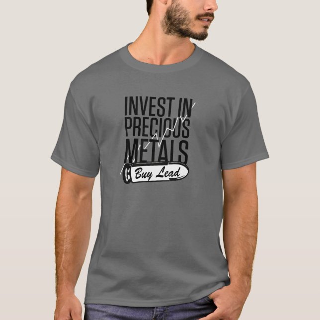 Camiseta Investir Em Comprar De Metais De Precioso Com Cami (Frente)