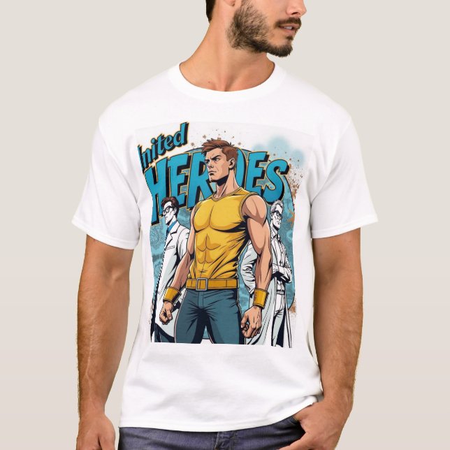 Camiseta Invincible" Superhero Fan T-Shirt – Inspired by th (Frente)