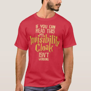 Camiseta Invisibilidade Livro CloakGeek Filme Lover T Crian