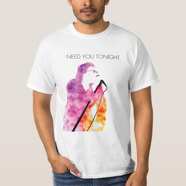 Camiseta INXS Kick 2 Classic vintage  (Frente)