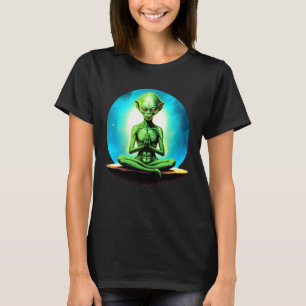 Camiseta Ioga Alien
