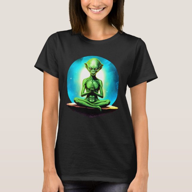 Camiseta Ioga Alien (Frente)