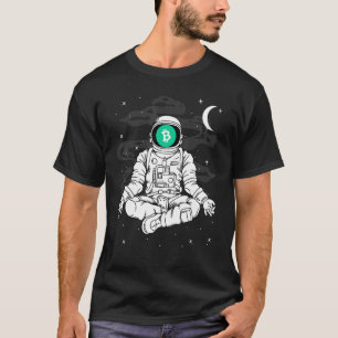 Camiseta Ioga Astronauta Bitcoin Cash Bch Moeda Para A Lua