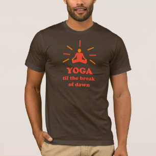 Camiseta Ioga até a ruptura do alvorecer