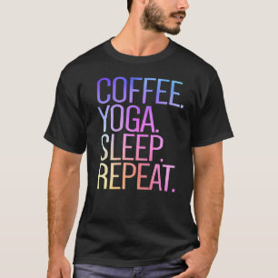 Camiseta Ioga Café Sono Repita Ioga Café Ioga