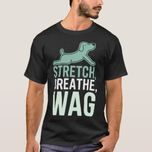 Camiseta Ioga Canino Doga Bem-Estar Pet Alongamento Conscie